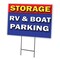 Signmission Storage Rv & Boat Parki Yard & Stake outdoor plastic coroplast window, 1824 Storage Rv & Boat Parki C-1824 Storage Rv & Boat Parki - alternate 1